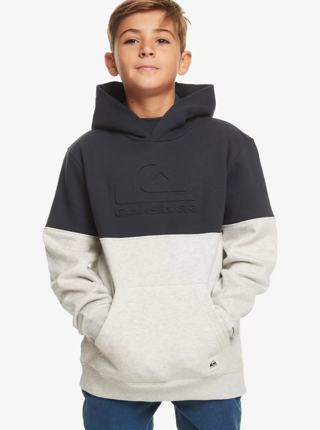 Sale Emboss Hood - Sweatshirt Com Capuz Para Rapazes 8-16 Menino Camisolas E Camisolas Com Capuz