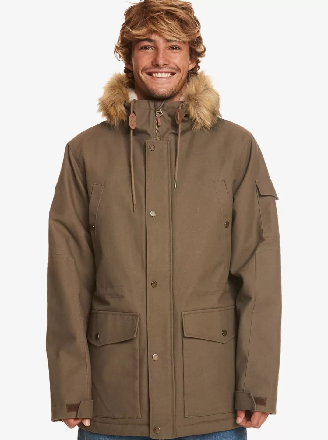 Shop Long Trip - Parka Resistente A Agua Para Homem Homem Casacos