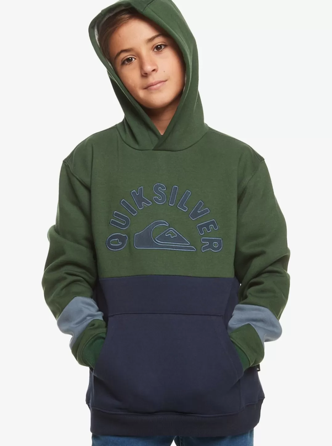 Outlet School Again - Sweatshirt Com Capuz Para Rapazes 8-16 Menino Camisolas E Camisolas Com Capuz