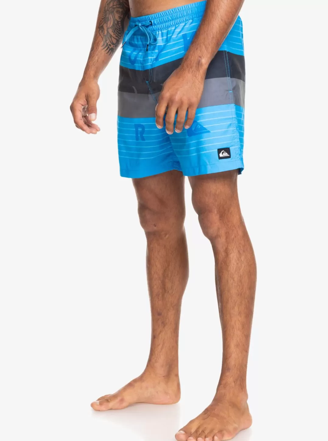 Hot Word Block 17" - Swim Shorts Homem Calcoes Para Voleibol